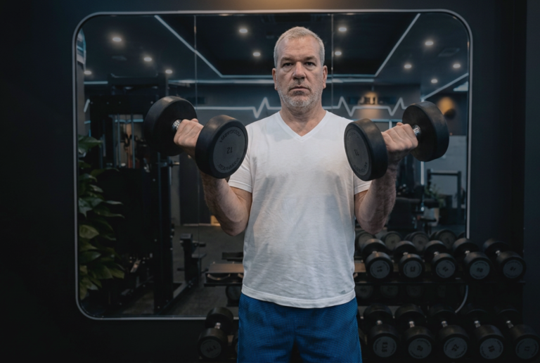 Dan Ra training at 60+ with no joint pain